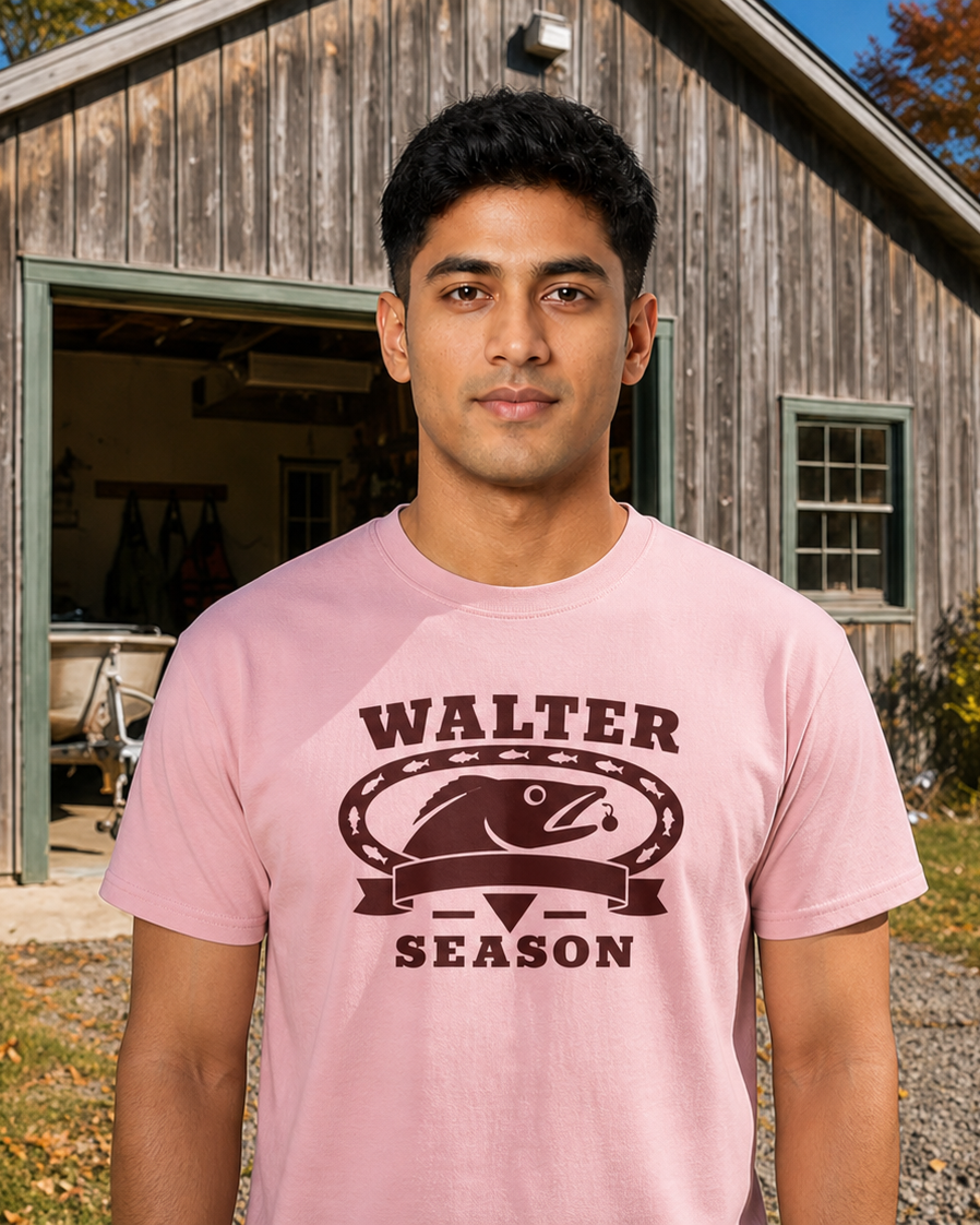 Walter Season Heritage tee — worn, front