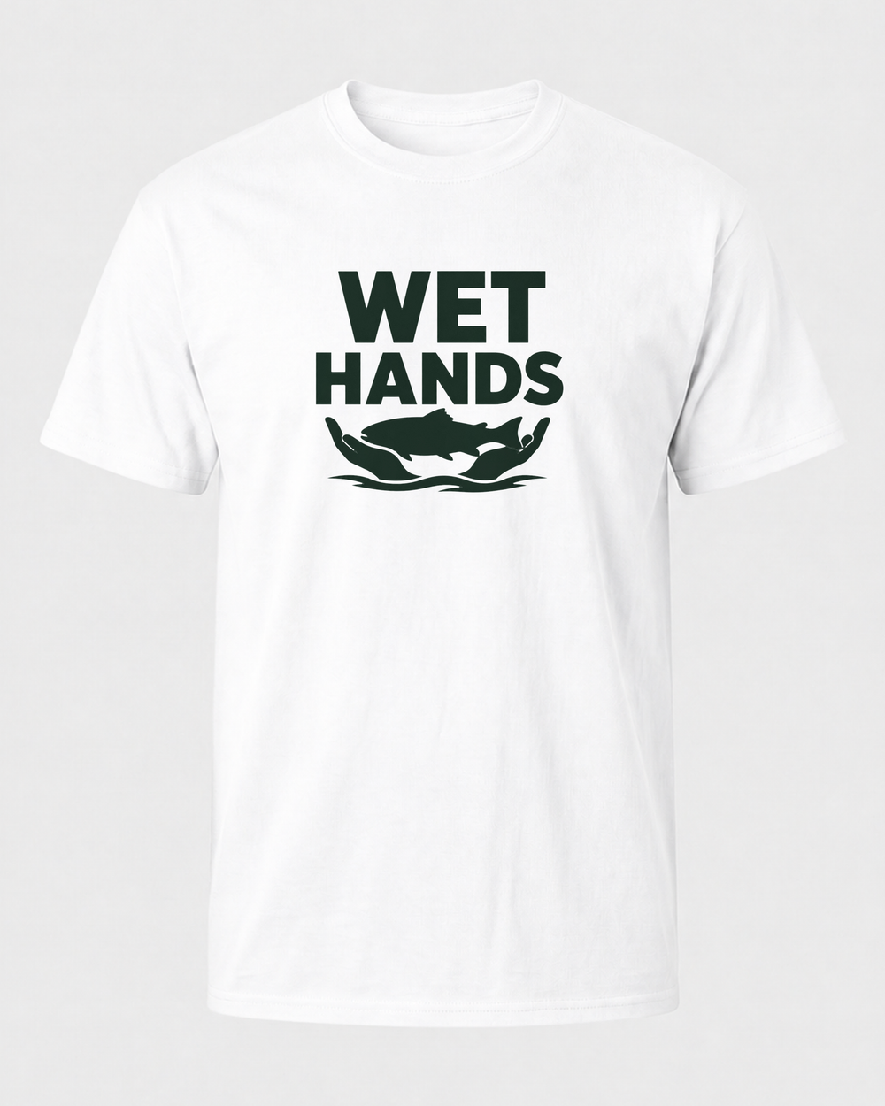 Wet Hands Bold tee — front