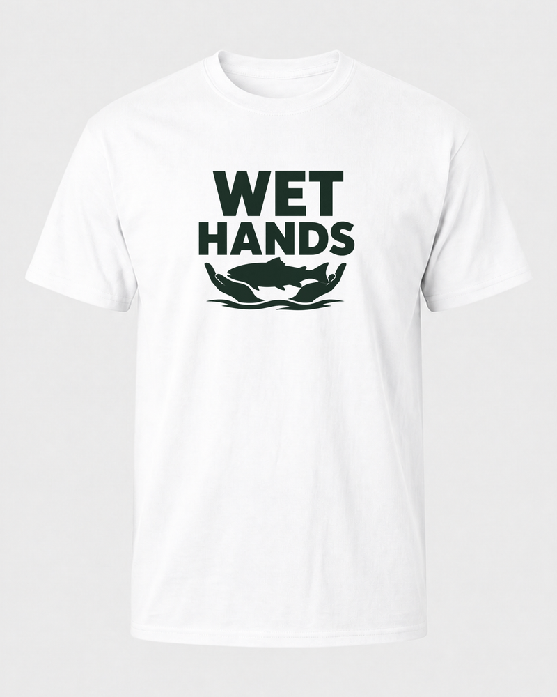 Wet Hands Bold tee — front